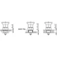 Kipp Arretierbolzen Gr. 3 Form B Arretierstift gehärtet kurze Variante
