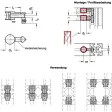 Ganter Universalverbinder GN22I, Zink-Druckguss, für Aluprofile (i-Baukasten)