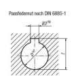 Kipp Speichenhandrad Kunststoff ohne Griff ohne Nut, D1=200, D2=20