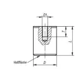 KIPP MAGNET TOPFMAGNET D1=M06 ALNICO