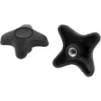 Kipp Kreuzgriff soft Form K D=76, D=M8