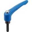 KIPP M06X35 KLEMMHEBEL MIT SCHUTZKAPPE GR. 2