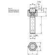Kipp Pendelauflage Form O mit O-Ring D1=M16, L1=50