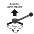 Kipp Flachspannhebel Gr. 2 M10 Edelstahl