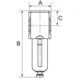 Riegler Mikrofilter »FUTURA« inkl. PC-Behälter Schutzkorb BG1