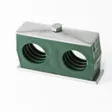 Stauff Komplettschelle Gr. 4, 26,9/26,9 mm Doppel-Baureihe, Polypropylen