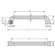 Kipp Rohrgriff Carbon A=350, D=35