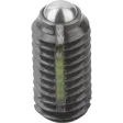 KIPP D=M12 FEDERNDES DRUCKSTÜCK VERSTÄRKTE FEDERKRAFT