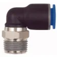 Riegler L-Steckverschraubung »Blaue Serie« drehbar R1/4