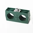 Stauff Komplettschelle Gr. 2, 17,2/17,2 mm Doppel-Baureihe, Polypropylen