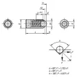 KIPP D=M12 FEDERNDES DRUCKSTÜCK STANDARD