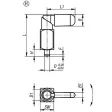 KIPP D=6 SPERRRIEGEL VIERKANT