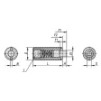 KIPP D=M08 FEDERNDES DRUCKSTÜCK STANDARD