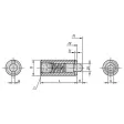 KIPP D=M12 FEDERNDES DRUCKSTÜCK STANDARD