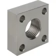Norelem Montageflansch M08x0,75 Stahl H=4, L=25