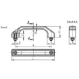 Kipp Bügelgriff Form A Edelstahl A=140, M8x30