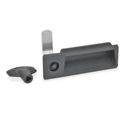 Ganter Verriegelungen mit Griffschale, Riegel Edelstahl GN731.5