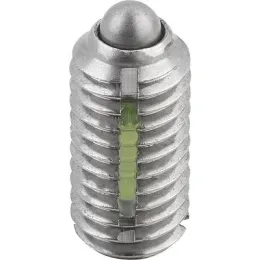 Kipp Federndes Druckstück M10 Bolzen, long lok Edelstahl