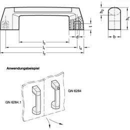 GN6284.1-PA-180-M6-SW Ganter