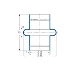 EFB V6-89 52X52X95 45NBR670 Freudenberg