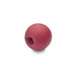 Ganter Kugelknöpfe, Thermoplast, Rot DIN319