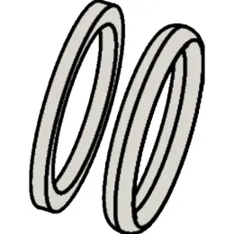 Dichtungssatz für Nippel DN16, NBR Cejn