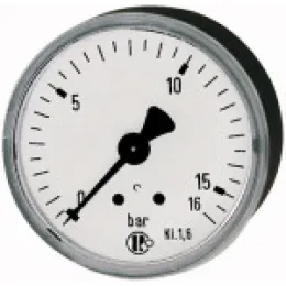 Riegler Standard Manometer Stahlblechgehäuse G1/8