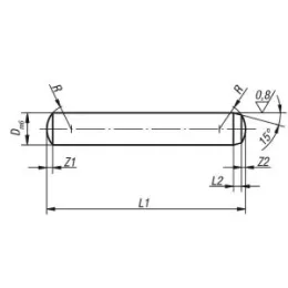Norelem Zylinderstift DIN6325 D=10