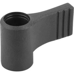 Flügelgriff einseitig A=27,5 M6 Form D, Edelstahl Kipp