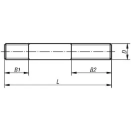 Stiftschraube M5x30 Norelem