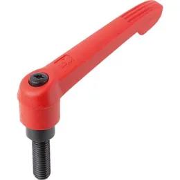 Gr. 4 M10x25 Griffhebel verkehrsrot Kipp