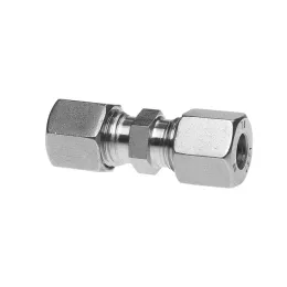 Schneidring-Verschraubung gerade, Verbinder für Außen-Ø 8 mm, Edelstahl