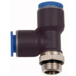 Riegler T-Steckverschraubung »Blaue Serie« L-Form drehbar