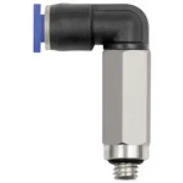 Riegler L-Steckverschraubung »Blaue Serie« mini lang drehbar
