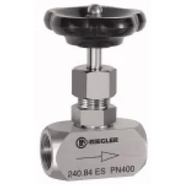 Riegler Nadelventil Edelstahl 1.4571