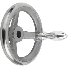 DIN950, GG drehbarer Griff ohne Nut, D1=400, D2=34 Kipp