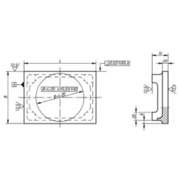 Messtisch 300x200x45 Grauguss Norelem