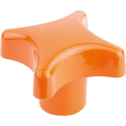 GG Kunststoffbeschichtet Form E, D1=63, D5=M12, orange Kipp