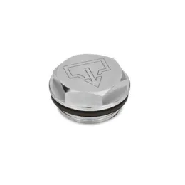 Ganter Verschlussschrauben, Aluminium GN742, mit DIN-Ablasssymbol, blank