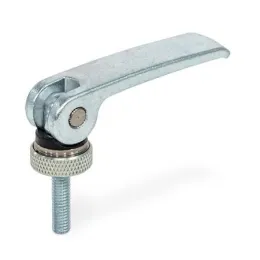 Ganter Exzenterspanner GN927.3-44, Kunststoff-Auflagescheibe mit Stellmutter