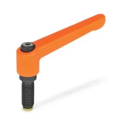 Ganter Verstellbare Klemmhebel, Schraube mit MS-Zapfen GN306-30