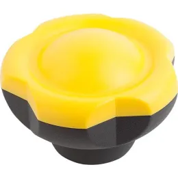 Klemmgriff D=63 M12 Deckel rapsgelb Kipp
