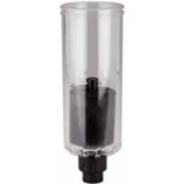Riegler Polycarbonatbehälter mit halbautomatischem Ablassventil, für Filter/Filterregler »G«