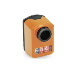 Ganter Stellungsanzeiger, Hohlwelle Stahl, digitale Anzeige, mechanisches Zählwerk GN955 FR-L-OR