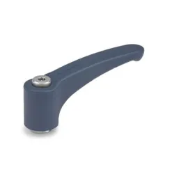 Ganter Verstellbare Klemmhebel GN604.1, metalldetektierbar, FDA-konformer Kunststoff, Gewindebuchse Edelstahl