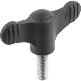 Flügelgriff M10x30 Edelstahl Kipp