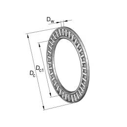 AXK INA Axial-Nadelkranz