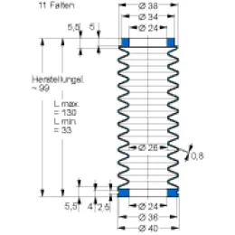 MFB V6-20044 24X24X99 50CR879 Freudenberg