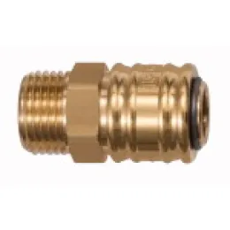 Riegler Schnellverschlusskupplung NW 7,2, Messing blank