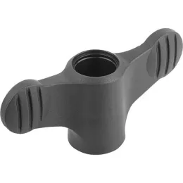 KIPP FLÜGELGRIFF M10 SCHWARZGRAU RAL7021